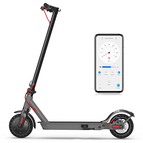 5TH WHEEL M1 Electric Scooter - 13.7 Miles Range & 15.5 MPH, 500W Peak  Motor, 8 Inner-Support Tires, Triple Braking System, Foldable Electric  Scooter